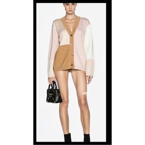 Colorblock Cardigan Sweater